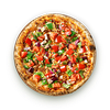 Фото к позиции меню Пицца Нью-мехико с овощами и зеленью