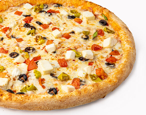 Пицца Греческая, сырный борт