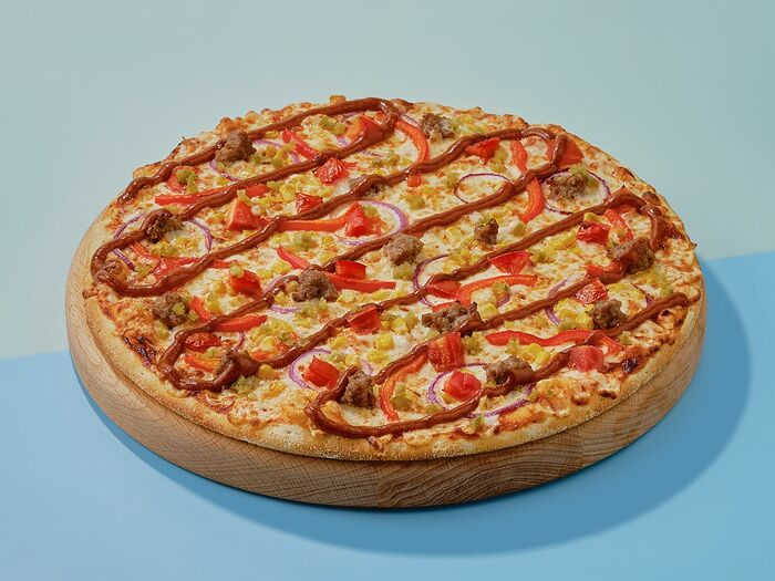 Пицца Эль-пасо на тонком тесте 30 см