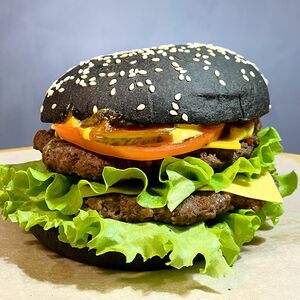 Double Burger Black