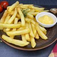 Картофель Фри с сырным соусом
