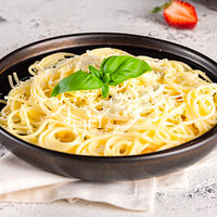 Спагетти с сыром в сливочном соусе