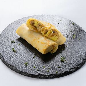 Блины с картофелем и грибами