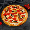 Фото к позиции меню Пицца Пепперони с грибами