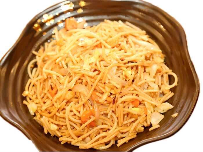 Spaghettis avec crevettes