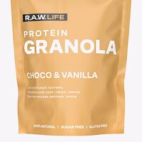 Гранола протеиновая Protein granola choco & Vanilla Raw Life