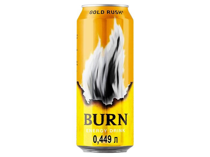Энергетический напиток Burn Gold Rush, 0,449л