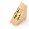 Фото к позиции меню Сэндвич со слабосоленой семгой