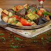 Фото к позиции меню Жаренный картофель с мясом и овощами по-грузински