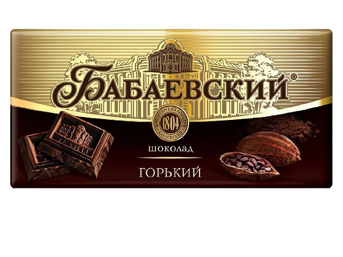 Шоколадка Бабаевский горький 90г