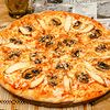 Фото к позиции меню Пицца Курица, грибы, сыр