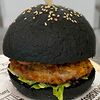 Фото к позиции меню Гамбургер черный