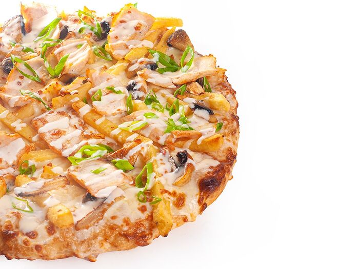 Пицца Деревенская с курицей и грибами