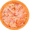 Фото к позиции меню Пицца с ветчиной и сыром на соусе мутти
