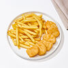 Фото к позиции меню Наггетсы куриные с картофелем фри (6 шт.)