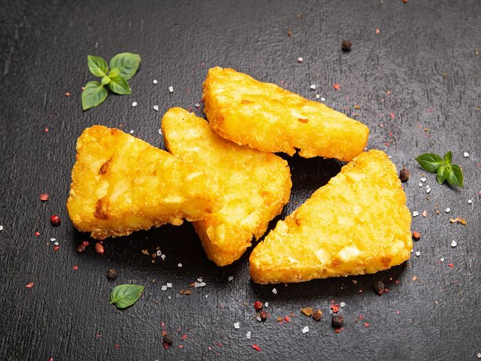 Картофельные треугольники с сыром