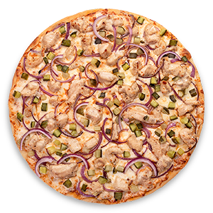 Пицца Шашлычная 30 см тонкое тесто