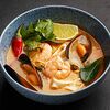 Фото к позиции меню Тайский суп с морепродуктами
