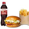 Фото к позиции меню Комбо с чикенбургером