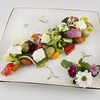 Фото к позиции меню Греческий салат с оливками гигантскими да грецким маслом постным