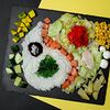 Фото к позиции меню Поке с лососем на рисе