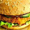 Фото к позиции меню Гамбургер с курицей Курбургер