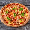 Фото к позиции меню Пицца с цыпленком и овощами гриль