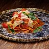 Фото к позиции меню Спагетти с неаполитанским соусом