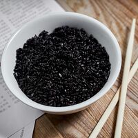 Паровой черный рис