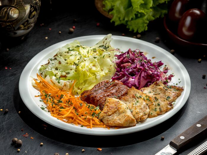 Турецкий куриный салат
