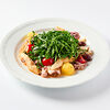 Фото к позиции меню Теплый салат с кальмарами