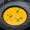 Фото к позиции меню Морковный крем-суп с мидиями