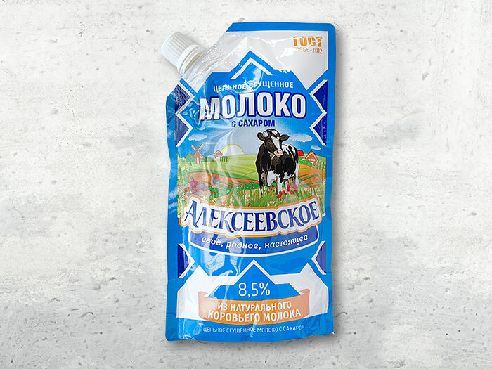 Молоко сгущеное Алексеевское