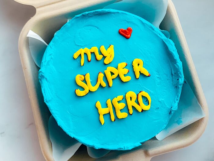 Бенто торт мой супер герой (любая ваша надпись)