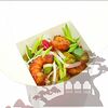Фото к позиции меню Вок креветки с лапшой и овощами по-пекински