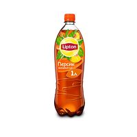 Lipton холодный чёрный чай с персиком