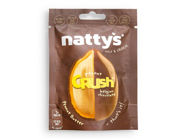 Драже Nattys c арахисом в арахисовой пасте и молочном шоколаде