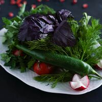 Букет из свежих овощей