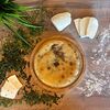 Фото к позиции меню Пирог с листьями свеклы и сыром