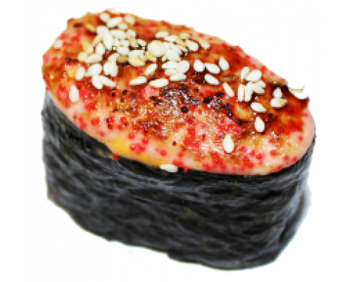 Запеченные суши с лососем