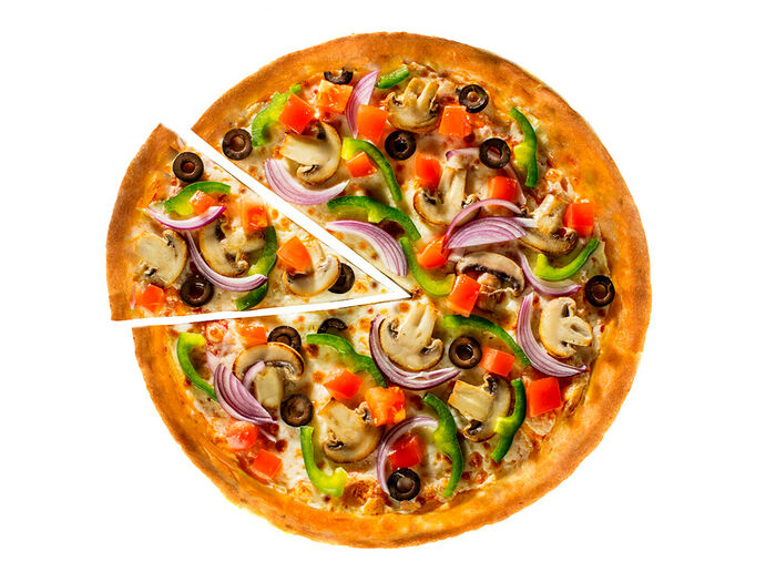 Пицца Вегетарианская 30 см на тонк. тесте
