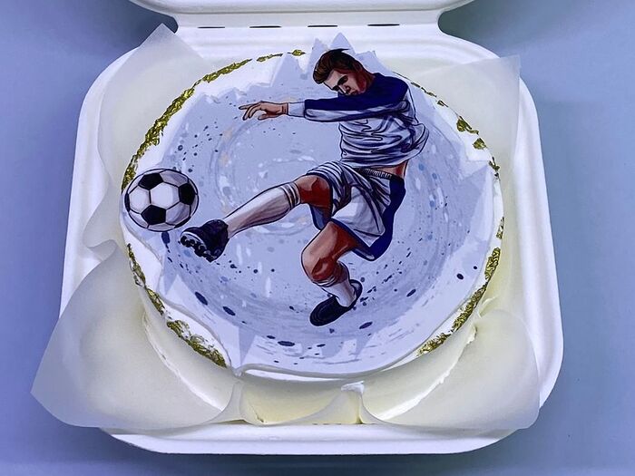 Бенто торт для футболиста