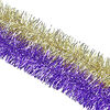 Фото к позиции меню Сноу бум мишура, норка, 7х200см, пвх, 2 цвета, (фиолетовый, золотой)