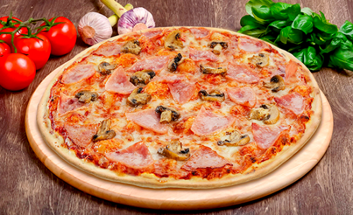 Пицца Прошутто Фунги 40 см (тонкое тесто)