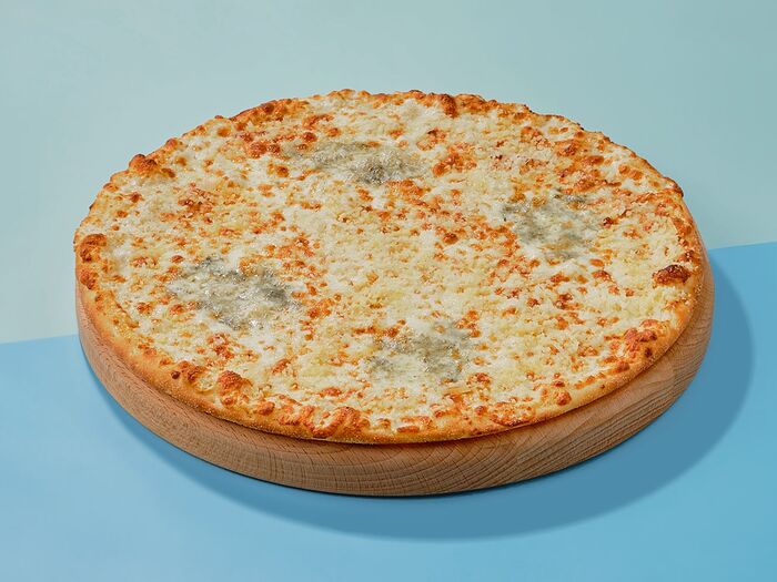 Пицца Четыре сыра на тонком тесте 30 см