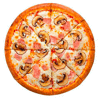 Фото к позиции меню Пицца Грибная с ветчиной 40 см традиционное