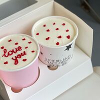 Торт в стакане Cake to go love you