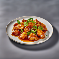 Курица в кисло-сладком соусе по-китайски (57)