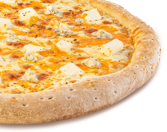 Пицца 6 сыров, сырный борт