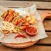 Фото к позиции меню Сет мексиканская сальса с креветками